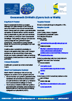 Taflen ffeithiau prosiect