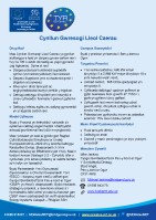 Taflen ffeithiau prosiect