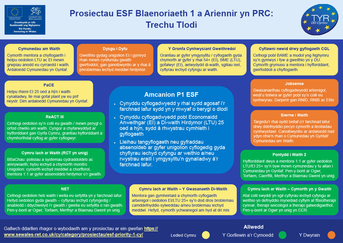 ESF Priority 1 infographic