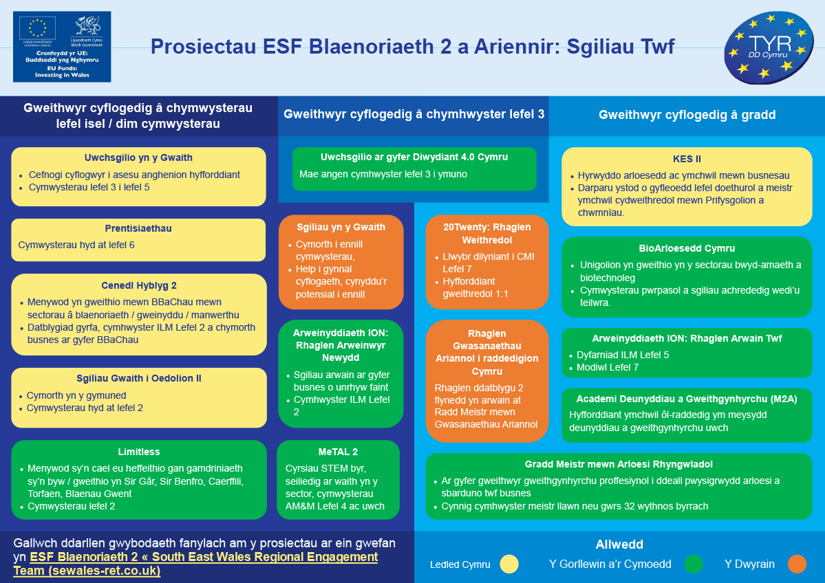 ESF Priority 2 infographic